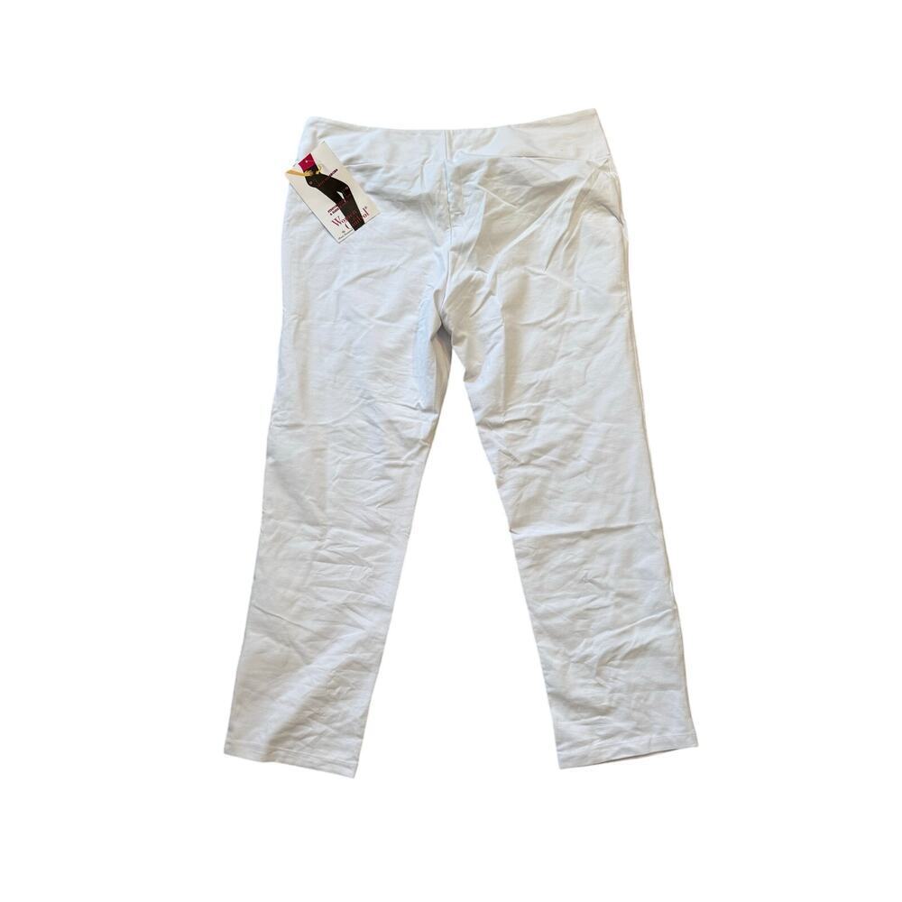 NWT, Women with Control by Renee Greenstein,  Pants size size XXL, White